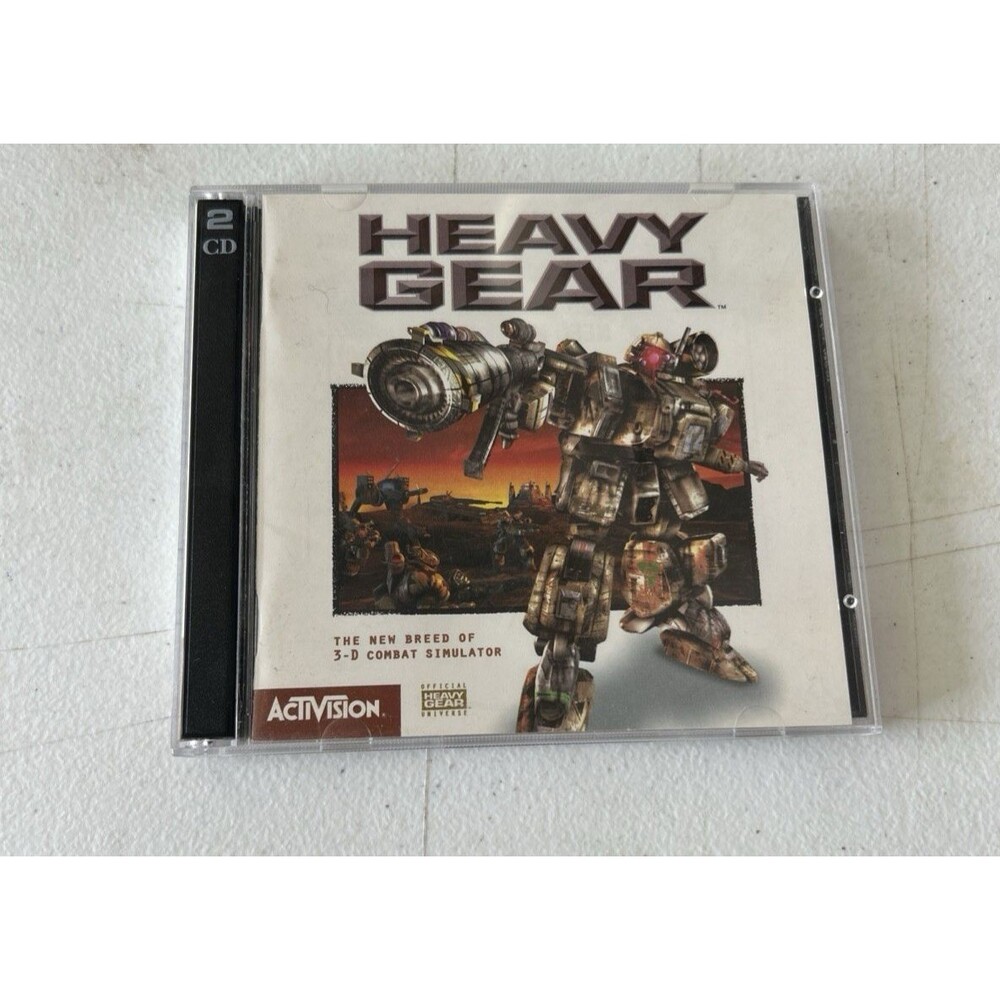Heavy Gear PC CD-ROM 1997 Activision 2 Disc Complete Manual Windows 95 Vintage